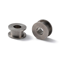 Нержавеющая Сталь Цвет Не тускнеет 303 бусины из нержавеющей стали, колонка, цвет нержавеющей стали, 8x4 мм, отверстие : 3.5 мм