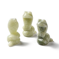 Новый Нефрит Натуральный новый jadedisplay украшение, змея, 27~30.5x33~35.5x53~54 мм