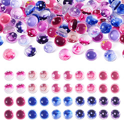 (52) Непрозрачная лаванда Стеклянный кукольный глаз, мягкая игрушка глаз, для поделок куклы игрушки кукольные плюшевые животные изготовление, полукруглый, разноцветные, 10x5.5 мм