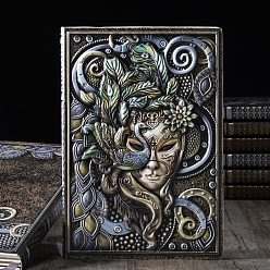 Разноцветный Блокноты из искусственной кожи, путевые журналы, красочный, 215x145 мм