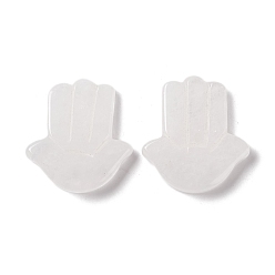 Хрусталь Кристалл кабошоны природного кварца, кабошоны из горного хрусталя, хамса рука, 37x32.5x7~8 мм