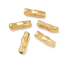 Настоящее золото 18K 304 из нержавеющей стали бусы, колонка, ионное покрытие (ip), реальный 18 k позолоченный, 12x3.7x3.7 мм, отверстие : 1.4 мм