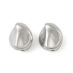 Нержавеющая Сталь Цвет 304 из нержавеющей стали бусы, самородки, цвет нержавеющей стали, 11x10x8 мм, отверстие : 2 мм