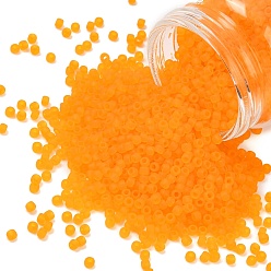 (10F) Hyacinth Transparent Matte Тохо 8/0 круглые бусины, японский бисер, (10 е) гиацинт прозрачный матовый, 3 мм, отверстие : 1 мм, Около 10000 шт / фунт