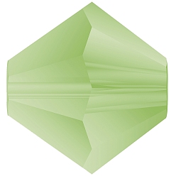 50520 840 Peridot Matt Хрустальные бусины preciosa®, чешский хрусталь, биконус(451 69 302 рондель), 50520 840 перидот матовый, 6 мм, отверстие: 1 мм