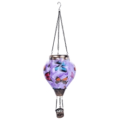 Лиловый АБС-пластик, подвесные украшения на воздушном шаре, украшение сада и дома, сирень, 300x145 мм