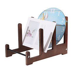 Кокосово-Коричневый Деревянные стеллажи для хранения фотоальбомов, кокосового коричневый, готовое изделие: 37x23.7x27 см