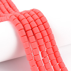 Помидор Нити из полимерных глин, колонка, помидор, 5~7x6 мм, отверстие : 1.5~2 мм, около 61~69 шт / нитка, 15.74 дюйм