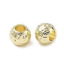 Золотой Сплавочные бусины, круглые, долговечный, без свинца и без кадмия, золотые, 8x6.5 мм, отверстие : 3.6 мм