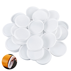 Белый Пластиковые заглушки для почтовых тубусов, заглушки, плоско-круглые, белые, Внутренний диаметр: 9.5 cm, 60 шт