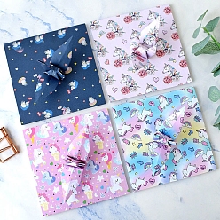 Разноцветный Бумага для оригами, складная бумага ручной работы, для детской школы поделки и декоративно-прикладного искусства, красочный, 142x142 мм