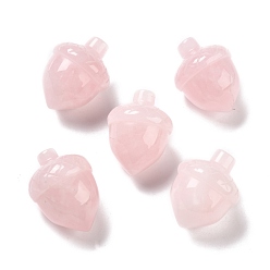 Розовый Кварц Натуральный розы украшения кварц домашний дисплей, желуди, 25~27x20 мм