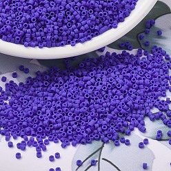 (DB1588) Матовый Непрозрачный Голубо-синий Бусины miyuki delica, цилиндр, японский бисер, 11/0, (дБ 1588) матовый матовый голубой, 1.3x1.6 мм, отверстия: 0.8 мм, около 10000 шт / мешок, 50 г / мешок