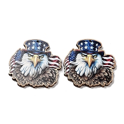 Eagle Большие кулоны из дерева, орел, 44.5x42.5x2.5 мм, отверстие : 1.6 мм
