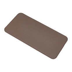 Coconut Brown PU Leather Bag Bottom Cushions, Bag Shaper, Rectangle, Coconut Brown, 30x15x0.5cm