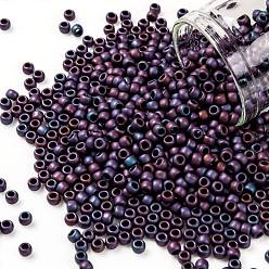 (704) Matte Color Andromeda TOHO Round Seed Beads, Japanese Seed Beads, (704) Matte Color Andromeda, 8/0, 3mm, Hole: 1mm, about 222pcs/bottle, 10g/bottle