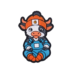 Оранжевый Силиконовые фокусные шарики, крупный рогатый скот, оранжевые, 30x25 мм