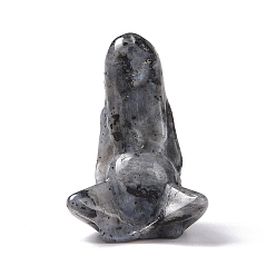 Лабрадорита Украшения для выставки скульптур из натурального лабрадорита, для домашнего офисного стола, богиня гея, 37 мм