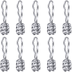 Серый 10шт. аксессуары для одежды, ремешок для застежки-молнии из полиэстера, серые, 75 мм