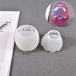 Egg Silicone Storage Mold, DIY Silicone Storage Molds, Resin Casting Molds, for UV Resin, Epoxy Resin, Egg, 65x56mm