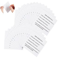 Белый Ahademaker 30шт лента для ремонта навеса, водонепроницаемая лента для ремонта палатки, для проколов rv, тент, навес, палатки, брезент, квадратный, белые, 7x7x0.02 см