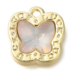 Белый Стойки подвески обшивки сплава, со стразами, бабочка, белые, 13x12.5x7 мм, отверстие : 1.4 мм