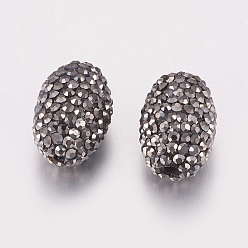 Реактивный Самолет Бусины со стразами, полимерная глина , овальные, струя, 15~16x10~11 мм, отверстие : 1.5~2 мм