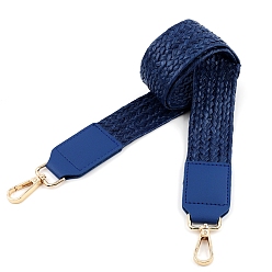 Прусский Синий Ручки для сумок из искусственной кожи и рафии, берлинская лазурь, 80x3.6 см