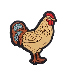 пшеница Силиконовые фокусные шарики, изготовление ожерелий diy, петух, цвет пшеницы, 30x25 мм