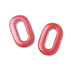 Красный Камень Кольца из натуральной красной яшмы, овальные, 39~40x24.5~25.5x5~7 мм, внутренний размер: 25~27x8.5~10.5