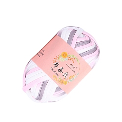 Бледно-Розовый Супермягкая полиэфирная пряжа, для ручного вязания толстой нити, розовый жемчуг, 23 мм