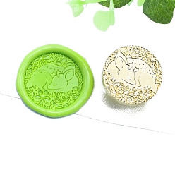 Олень Золотая восковая печать, латунная головка штампа, для приглашений, конверты, подарочная упаковка, олень, 25x25 мм