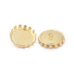 Золотой Поручительств латуни кулон, для изготовления стеклянного кулона, крышка от бутылки, золотые, 22x7.8 мм, отверстия: 2 mm, Внутренний диаметр: 20 mm