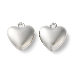 Платина Пластмассовые подвески ccb, сердце прелести, платина, 21.5x19.5x6.5 мм, отверстие : 2.5 мм