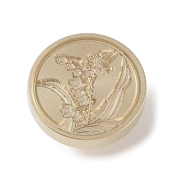 Бабочка Золотая восковая печать, латунная головка штампа, цветочный узор коллекции, для сургучной печати, бабочка, 25x14 мм, внутренний диаметр: 7 мм