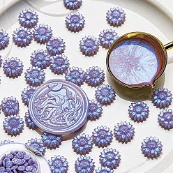 Lilas Sceller les particules de cire, pour cachet de cachet rétro, tournesol, lilas, 70x32mm