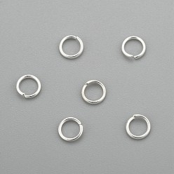 Silver 304 Stainless Steel Jump Rings, Open Jump Rings, Silver, 4x0.6mm, Inner Diameter: 2.8mm