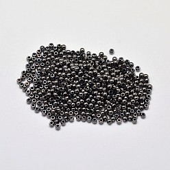 Gunmetal Brass Beads, Lead Free & Nickel Free & Cadmium Free, Solid Round, Gunmetal, 6mm, Hole: 3mm