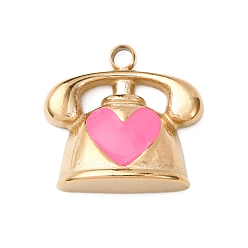 Furniture & Appliances 304 нержавеющей стальной эмали подвески, ионное покрытие (ip), без кадмия, без никеля и без свинца, золотые, мебель и техника, 13x13.5x4.5 мм, отверстие : 1.6 мм