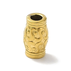 Золотой 304 из нержавеющей стали бусы, колонка, золотые, 10x6 мм, отверстие : 2.5 мм