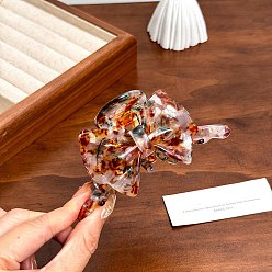 Разноцветный Заколки для волос в форме когтей из ацетата целлюлозы, аксессуары для волос для женщин и девочек, бантом, красочный, 103 мм