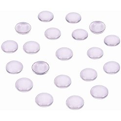 Прозрачный Плоский задний прозрачный прозрачный купол овальной формы стеклянные кабошоны диаметром 16 мм для изготовления ювелирных изделий, Около 20 шт / коробка