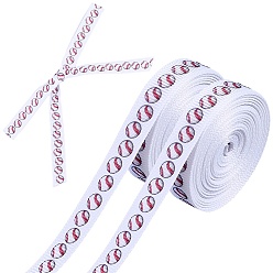 Baseball Полиэфирная лента, подарочные аксессуары, бейсбол, 3/8 дюйм (10 мм)