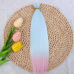 Голубой Парик для куклы bjd/sd из молочного шелка для изготовления кукол, голубой, 1000x300 мм