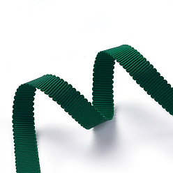 Темно-серый Полиэстер Grosgrain ленты, петершам лента, для изготовления ювелирных изделий, темно-серый, 3/8 дюйм (10 мм), 50yards / рулон (45.72 м / рулон)