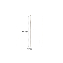 Platinum Metal Heavy Duty Hand Sewing Needles, Platinum, 60mm