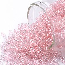 (289) Light French Rose Transparent Luster Круглые бусины toho, японский бисер, (289) светлая французская роза, прозрачный блеск, 11/0, 2.2 мм, отверстие : 0.8 мм, Около 50000 шт / фунт