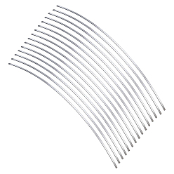 Посеребрённый Плоские латунные листы, прямоугольные, 925 серебро покрытием, 30x0.3x0.1 см