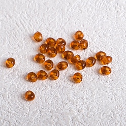Шоколадный 162 шт прозрачные акриловые бусины, рис, цвет шоколада, 5x4.8x4.5 мм, отверстие : 2 мм