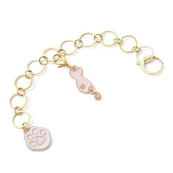 Cat Shape 304 счетчики вязальных рядов из нержавеющей стали, шкентеля сплава с эмалью, форма кошки, 14.5 см